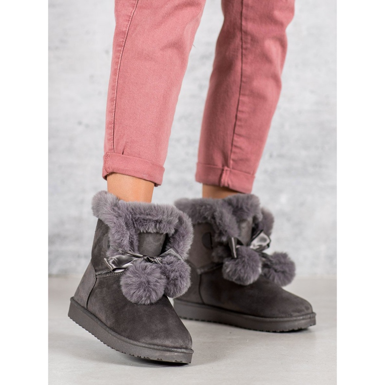 Mukluki cinza elegante 1