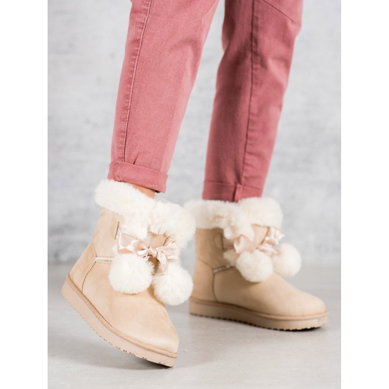 Mukluki bege elegante 1