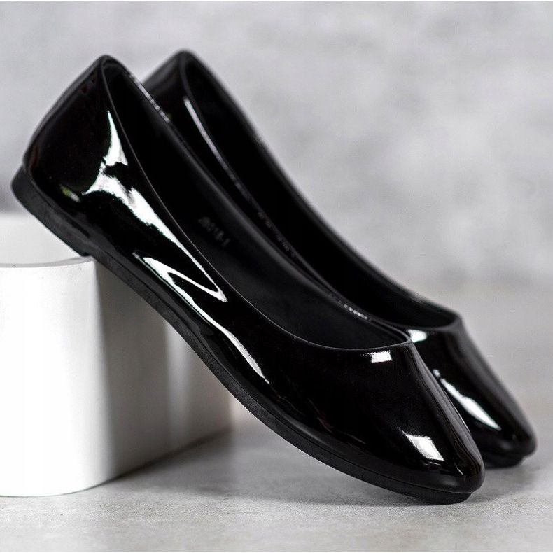 Bailarinas lacadas VICES preto 1