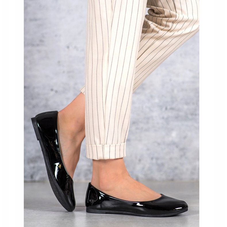 Bailarinas lacadas VICES preto 2