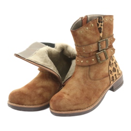 Botas de pantera marrom American Club castanho 5