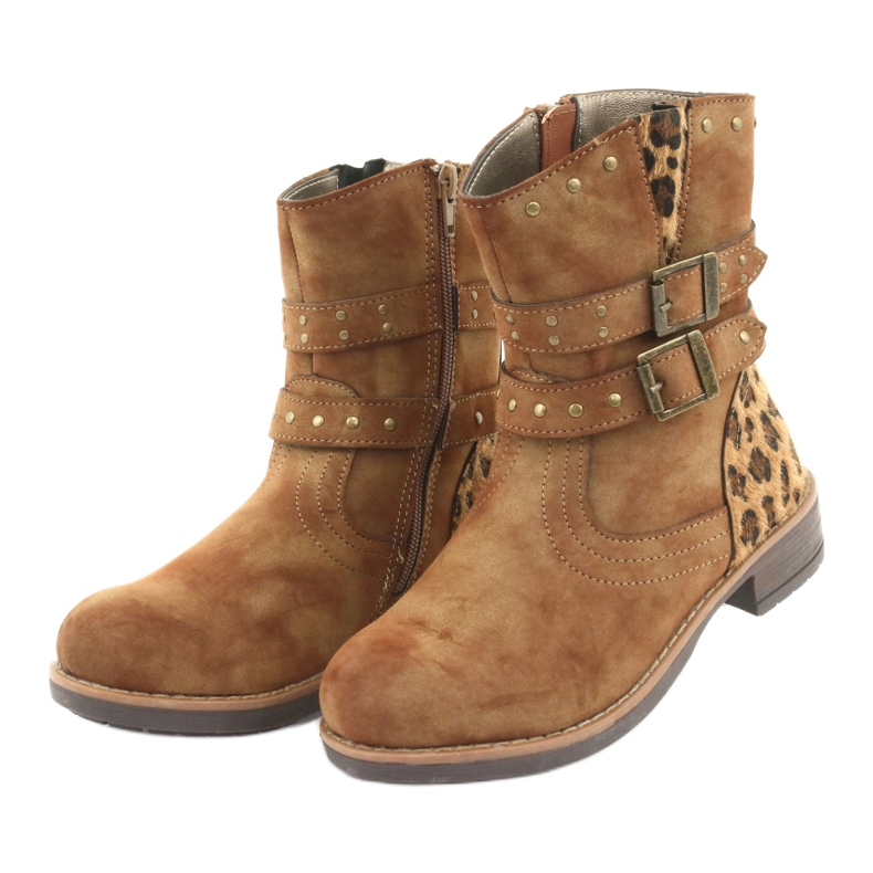 Botas de pantera marrom American Club castanho 3