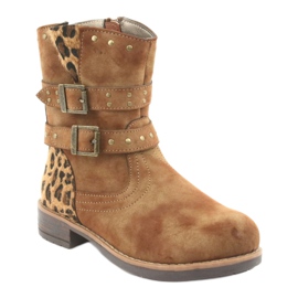 Botas de pantera marrom American Club 1