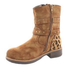 Botas de pantera marrom American Club castanho 2