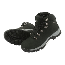 Sapatos de caminhada atados Black Atletico 57089 preto 5
