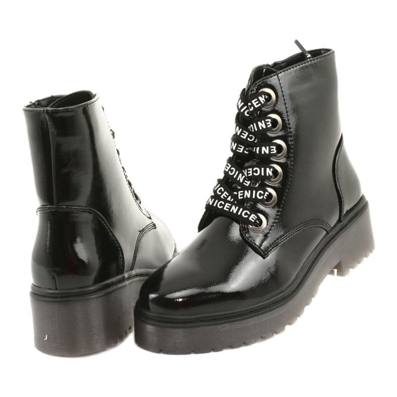 Botas atadas Sergio Leone 726 atadas preto 4 Botas atadas Sergio Leone 726 atadas preto 4