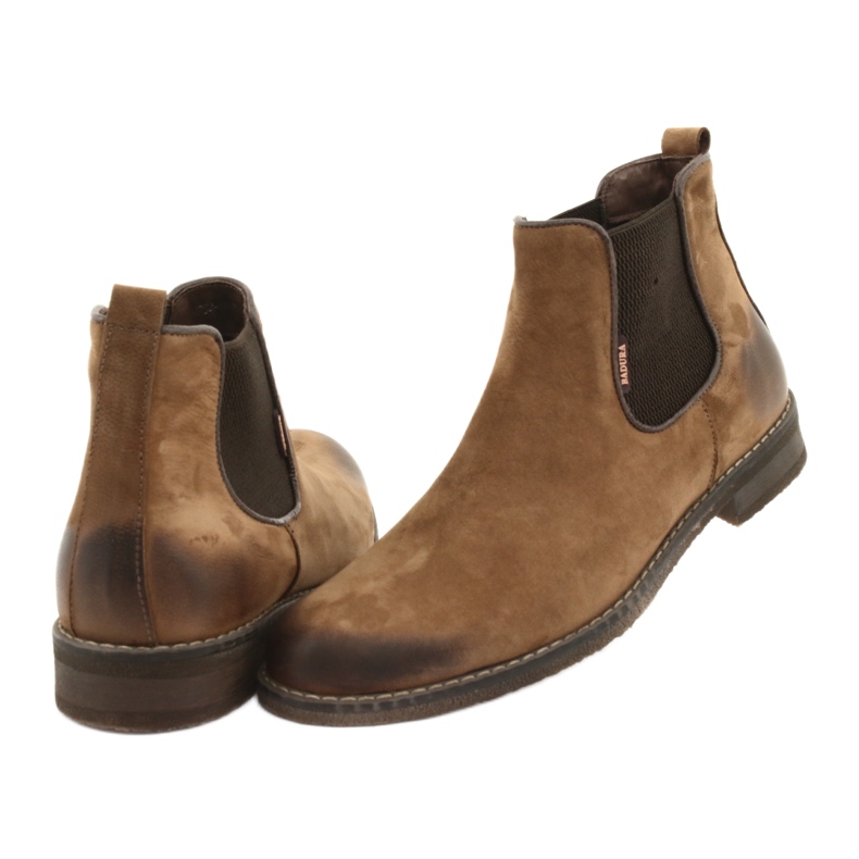 Botas Chelsea botas Badura 4754 marrom 4