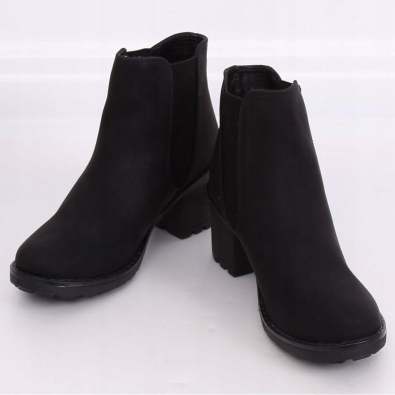 Botas pretas Chelsea, pretas L2065 Pretas preto 1