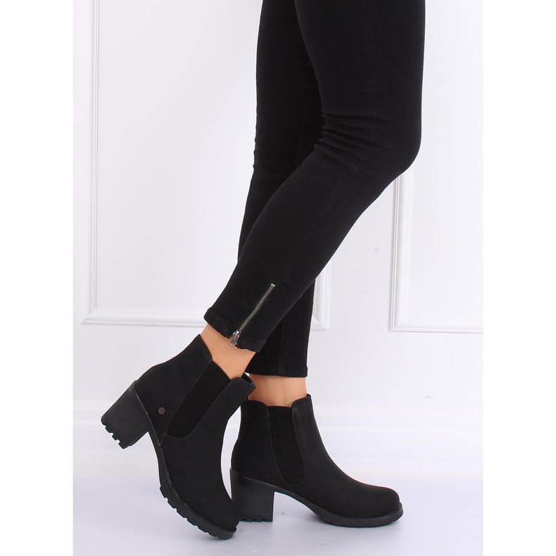 Botas pretas Chelsea, pretas L2065 Pretas preto 2