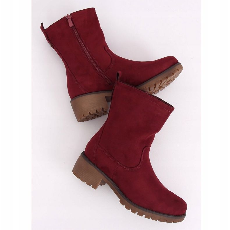 Botas no protetor de vinho marrom 8B905 vermelho 2
