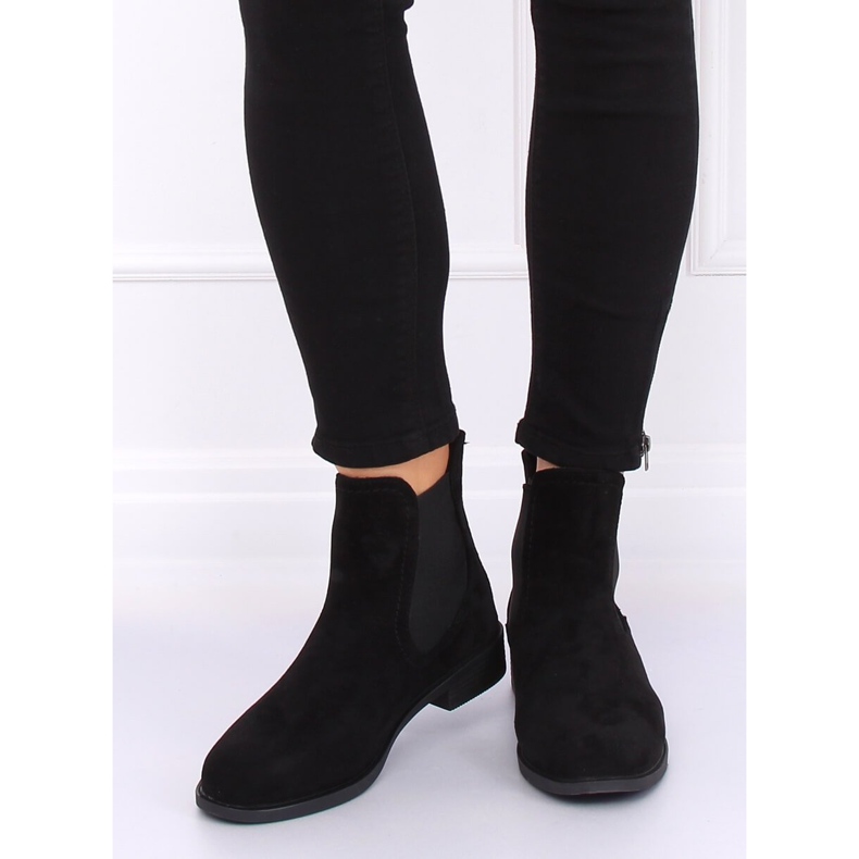 Botas pretas Jodhpur B-6856 pretas preto 1