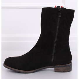 Botas pretas rasas femininas pretas 99-110 pretas preto 1