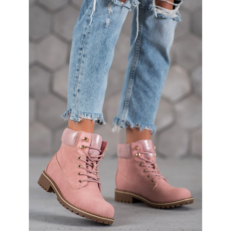 Super Me Knotted Trappers rosa 2