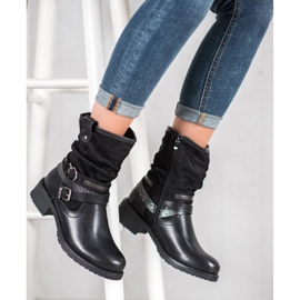 SHELOVET Botas altas pretas preto 1
