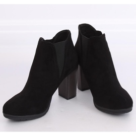 Botas pretas de salto alto H9261 Negro preto 2
