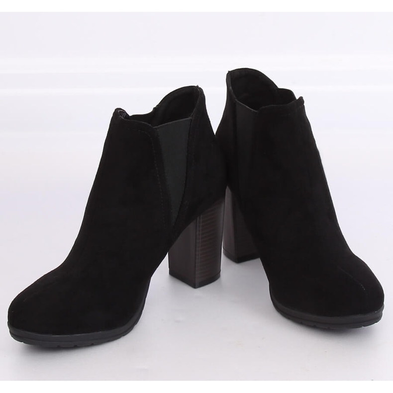Botas pretas de salto alto H9261 Negro preto 2