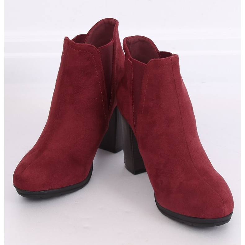 Botas de salto alto, bordô H9261 Burdeos vermelho 1 Botas de salto alto, bordô H9261 Burdeos vermelho 1