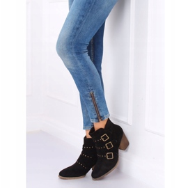 Botas de cowboy pretas L88-162 pretas preto 2