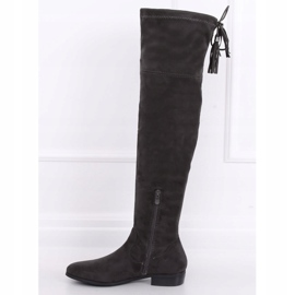 Botas achatadas cinza 13X993-95 Cinza escuro 1
