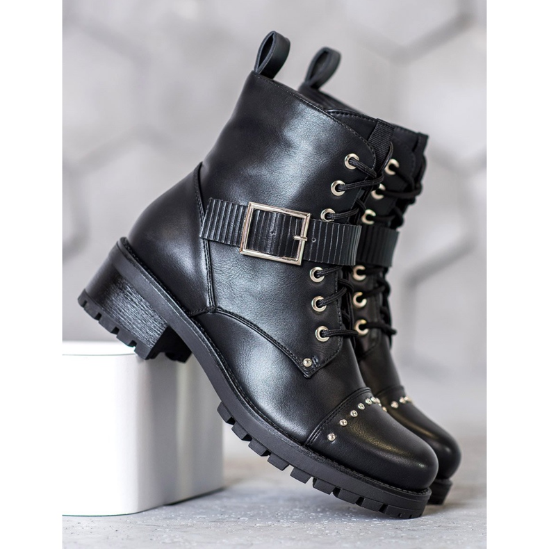 Seastar Trabalhadores com fivela decorativa preto 2 Seastar Trabalhadores com fivela decorativa preto 2