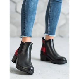 Seastar Chelsea Boots com padrão preto 1 Seastar Chelsea Boots com padrão preto 1