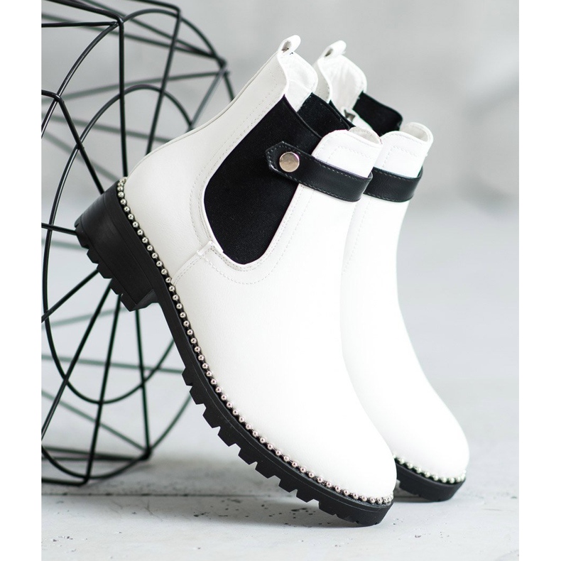 Seastar Botas brancas Chelsea branco 2