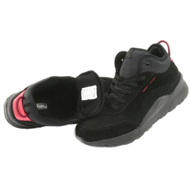 McKey High Sports Sports Sports Black Suede 1068 preto 5