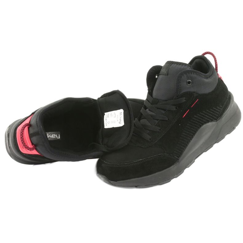 McKey High Sports Sports Sports Black Suede 1068 preto 5