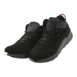 McKey High Sports Sports Sports Black Suede 1068 preto 3