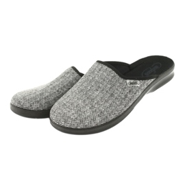 Sapatos masculinos Befado pu 548M023 preto cinza 3