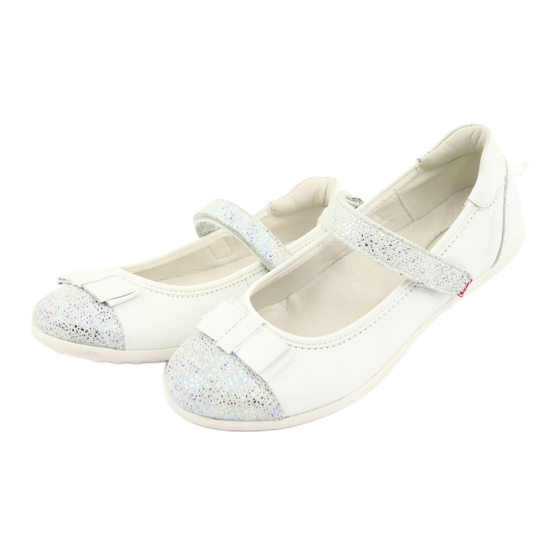 Sapatos de bailarina infantil Befado 170Y019 branco 3