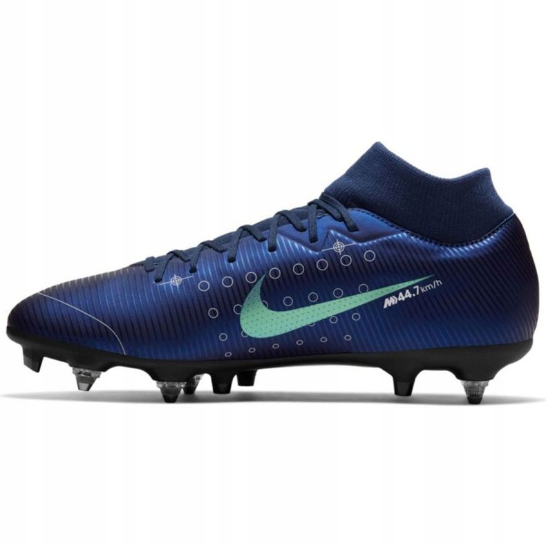 Chuteira Nike Mercurial Superfly 7 Academy Mds Sg Pro Ac M CK0014-401 azul marinho azul marinho 2