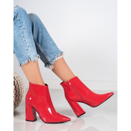 Seastar Botas lacadas vermelhas vermelho 1