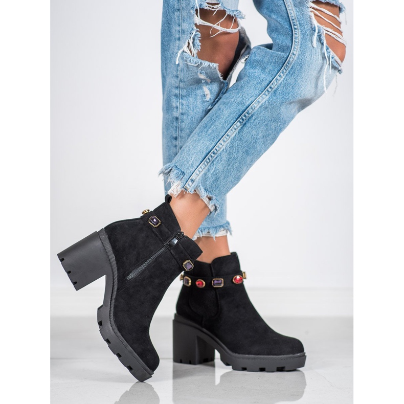 Seastar Botas na plataforma preto 1