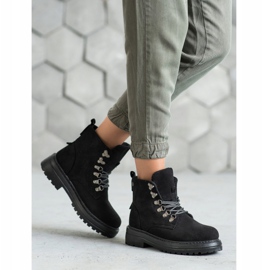 SHELOVET Caçadores de cadarços preto 1