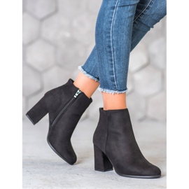 Marquiz Botas de camurça preta preto 2