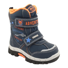 American Club Botas americanas com membrana RL35 azul marinho azul-marinho laranja 1