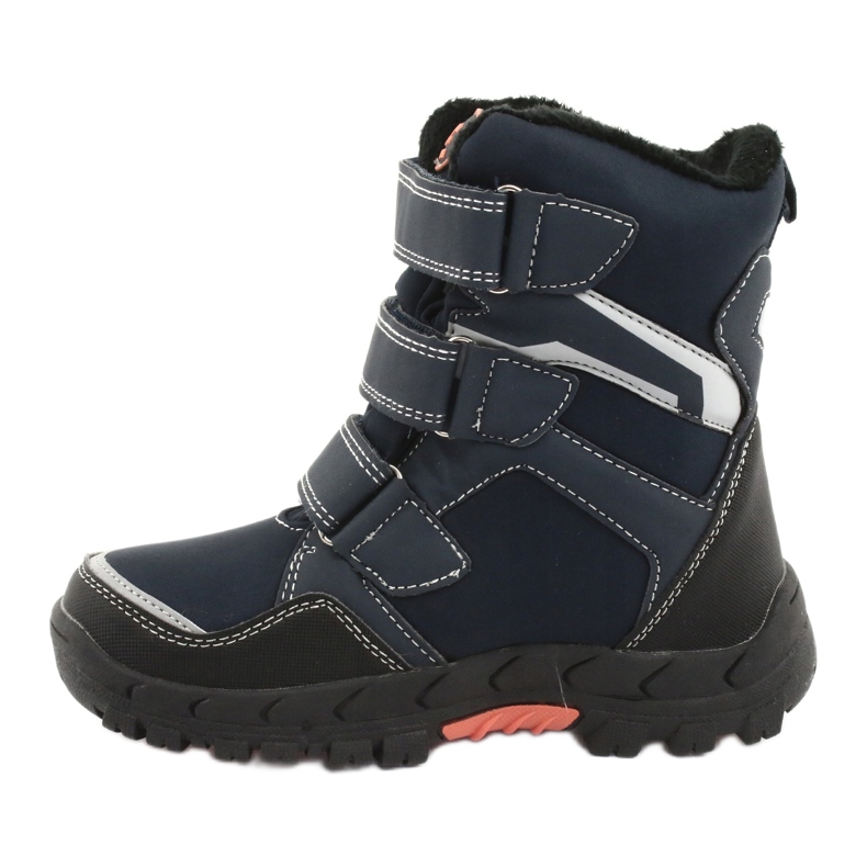 American Club Botas com membrana americana RL32 azul marinho laranja 2