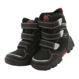 Botas com membrana American Club RL32 preto vermelho 3