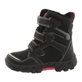 Botas com membrana American Club RL32 preto vermelho 2 Botas com membrana American Club RL32 preto vermelho 2
