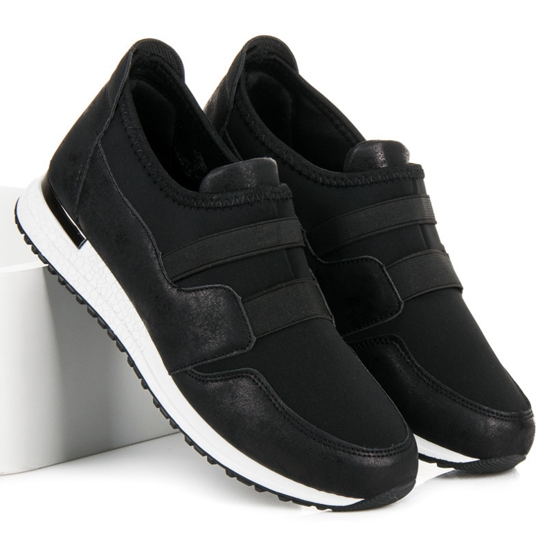 Sergio Todzi Sapatos femininos sem salto preto 1