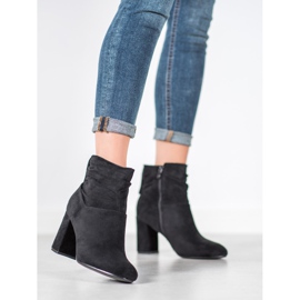 SHELOVET Botas clássicas de salto alto preto 2