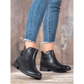 Janessa Botas femininas negras preto 1