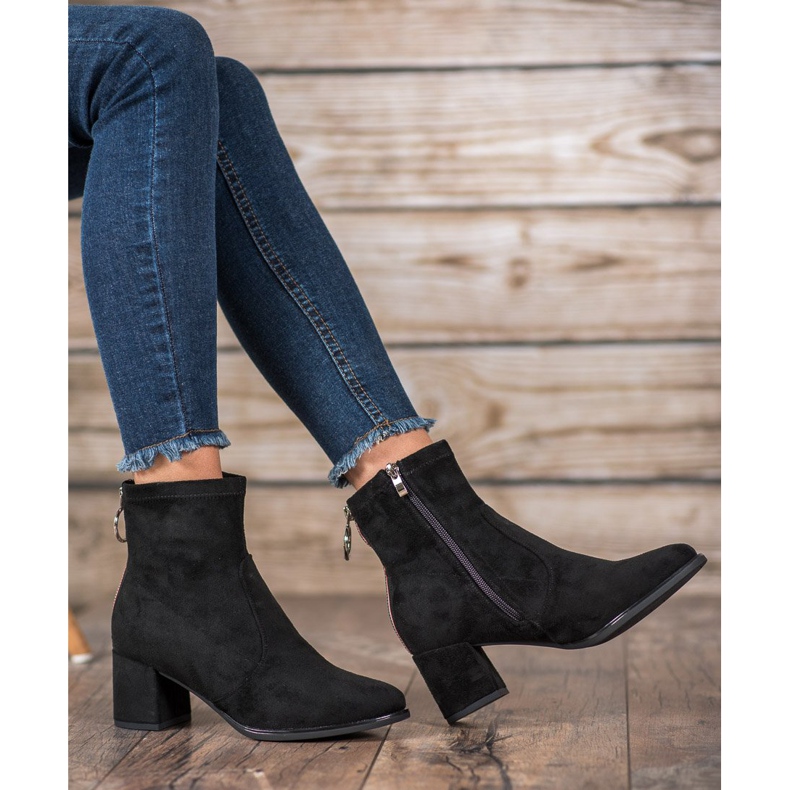 Goodin Botas Com Zíper Decorativo preto 2