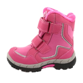 Botas American Club com borboletas rosa membrana HL28 branco preto 2