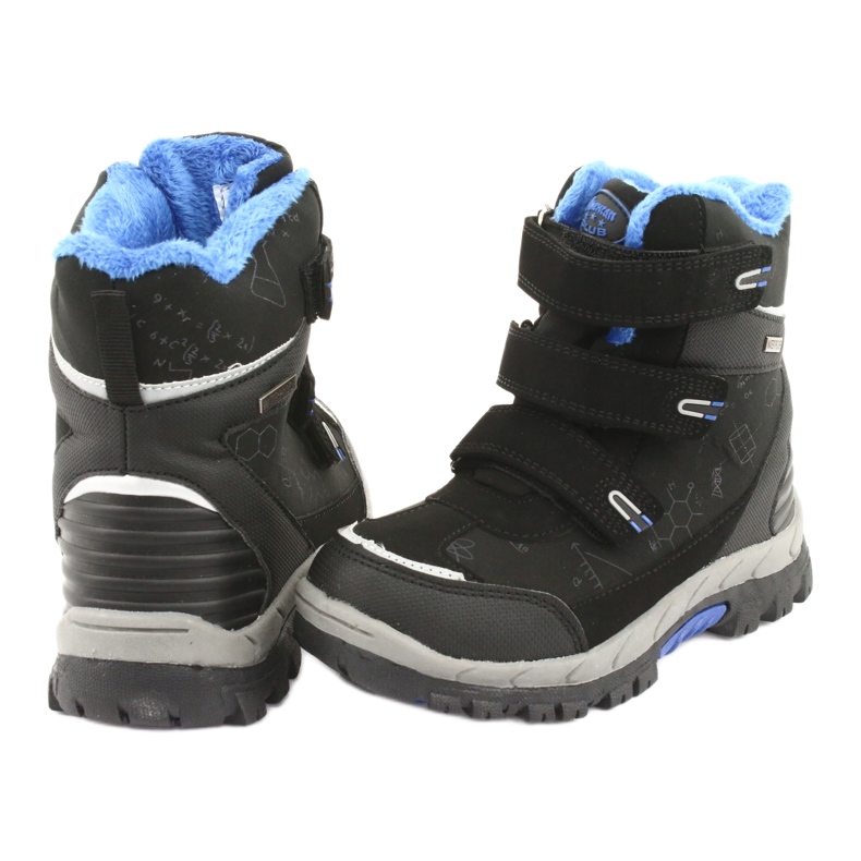 Botas softshell Black American Club HL20 com membrana preto azul 4