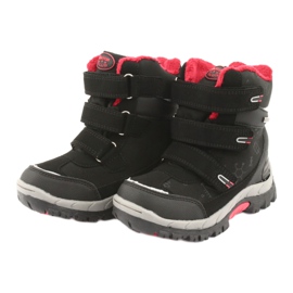 Botas softshell Black American Club HL20 com membrana preto vermelho 3