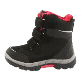 Botas softshell Black American Club HL20 com membrana preto vermelho 2