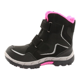 Botas American Club com borboletas pretas de membrana HL27 preto azul rosa 2