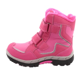 Botas American Club com borboletas rosa membrana HL27 branco preto 2